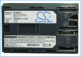 Battery for Canon ZR30MC BP-508, BP-511, BP-511A, BP-512, BP-514 7.4V Li-ion 150