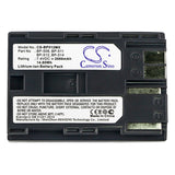 Battery for Canon FV200 BP-508, BP-511, BP-511A, BP-512, BP-514 7.4V Li-ion 2000