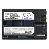 Battery for Canon FV30 BP-508, BP-511, BP-511A, BP-512, BP-514 7.4V Li-ion 2000m