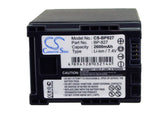 Battery for Canon FS10 Flash Memory Camcorder BP-820, BP-827 7.4V Li-ion 2600mAh
