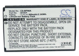 Battery for Samsung SMX-E10 BP90A, BP-90A, IA-BP90A 3.7V Li-ion 800mAh