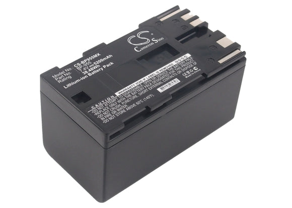 Battery for Canon GL2 BP-955 7.4V Li-ion 5200mAh / 38.48Wh