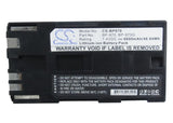 Battery for Canon XL H1 BP-970, BP-970G 7.4V Li-ion 6600mAh