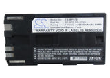 Battery for Canon G35Hi BP-970, BP-970G 7.4V Li-ion 6600mAh