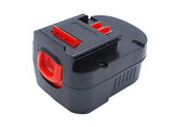 Battery for Black & Decker FSB96 90534824 9.6V Ni-MH 2500mAh / 24.0Wh