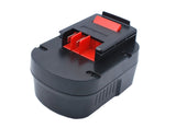Battery for Black & Decker SF100 90534824 9.6V Ni-MH 2500mAh / 24.0Wh