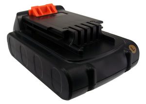 Battery for Black & Decker SSL20SB-2 LB20, LBX20, LBXR20 20V Li-ion 1500mAh / 30