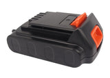 Battery for Black & Decker LDX120SB LB20, LBX20, LBXR20 20V Li-ion 2000mAh / 40.