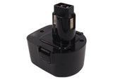Battery for Black & Decker CD12CAB A9252, A9275, PS130, PS130A 12V Ni-MH 2100mAh