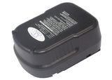 Battery for Black & Decker KC2000FK A12, A12EX, A12-XJ, A1712, B-8315, BD1204L, 