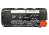 Battery for Black & Decker VPX1201 VPX0111 6.6V Li-ion 1200mAh / 7.92Wh