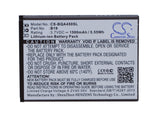 Battery for BQ Aquaris 4.5 B19, BT-1950-259 3.7V Li-ion 1500mAh / 5.55Wh