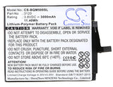 Battery for BQ Aquaris M5 3120 3.8V Li-Polymer 3000mAh / 11.40Wh
