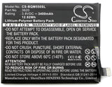 Battery for BQ Aquaris M5.5 3620 3.8V Li-Polymer 3400mAh / 12.92Wh