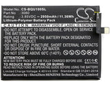 Battery for BQ U Plus 3080 3.85V Li-Polymer 2950mAh / 11.36Wh