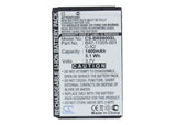 Battery for Blackberry 8830 ASY-14321-001, BAT-11005-001, C-X2 3.7V Li-ion 1400m