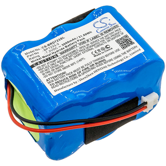 Battery for BIRDOG USB Plus BP7233-2 7.2V Ni-MH 3000mAh / 21.60Wh