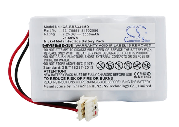 Battery for B.Braun McGaw Vista Basic Infusion Pum 33175551, 34502556, OM11443 7