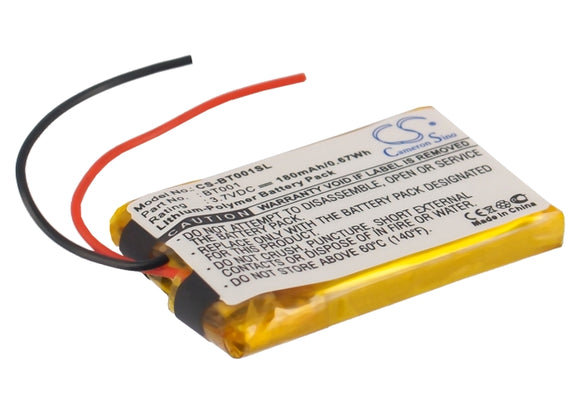 Battery for Globalsat BT-001 Bluetooth GPS 3.7V Li-Polymer 180mAh / 0.67Wh