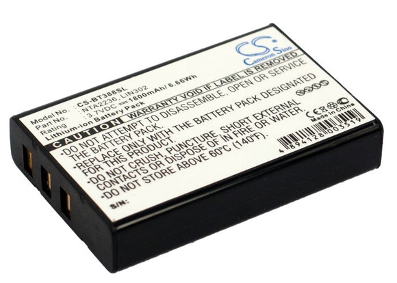 Battery for Globalsat BT-318X NTA2236 3.7V Li-ion 1800mAh / 6.66Wh