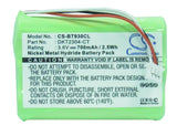 Battery for SBC SBC-202 SBC-202 3.6V Ni-MH 700mAh / 2.52Wh