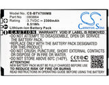 Battery for BT Video Baby Monitor 7500 Lights 93864 3.7V Li-ion 2300mAh / 8.51Wh
