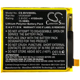 Battery for Blackview BV8000  V636468P 3.8V Li-Polymer 4100mAh / 15.58Wh