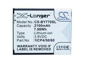 Battery for Beurer 952.62 1ICP4/50/60-210AR 3.8V Li-ion 2100mAh / 7.98Wh