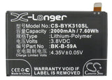 Battery for BBK Xplay X3T BK-B-59A 3.8V Li-Polymer 2000mAh / 7.60Wh