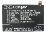 Battery for BBK Xplay X3SW BK-B-59A 3.8V Li-Polymer 2000mAh / 7.60Wh