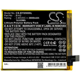 Battery for VIVO S5 Dual SIM B-K2 3.85V Li-Polymer 3800mAh / 14.63Wh