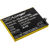 Battery for BBK Vivo V17 Neo  B-H0 3.85V Li-Polymer 4400mAh / 16.94Wh