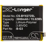 Battery for VIVO V1836T  B-G3 3.85V Li-Polymer 3900mAh / 15.02Wh