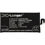 Battery for VIVO X5 Max S B-82, BK-B-82 3.8V Li-Polymer 4000mAh / 15.20Wh