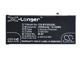 Battery for BBK Vivo X5Pro V Dual SIM B-87, BK-B-87 3.85V Li-Polymer 2450mAh / 9