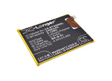 Battery for BBK VIVO X6A Dual SIM TD-LTE B-91, BK-B-91 3.8V Li-Polymer 2400mAh /