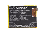 Battery for BBK Vivo X6D Dual SIM TD-LTE B-91, BK-B-91 3.8V Li-Polymer 2400mAh /