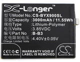 Battery for VIVO X9 B-B3 3.85V Li-Polymer 3000mAh / 11.55Wh