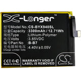 Battery for BBK VIVO X9S B-B7 3.85V Li-Polymer 3300mAh / 12.71Wh
