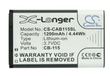 Battery for CAT B100 CB-115 3.7V Li-ion 1200mAh / 4.44Wh
