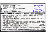 Battery for Cubot Note S Note S 3.7V Li-ion 2500mAh / 9.25Wh
