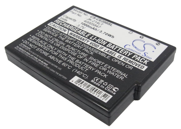 Battery for Casio Cassiopeia E200G JK-214LT, JK-835PU, MR-CE200 3.7V Li-ion 1000