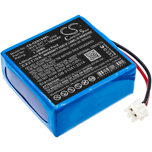 Battery for CCE 112 Multi 2258, 9049-BAT.01 10.8V Li-ion 700mAh / 7.56Wh