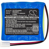Battery for Cefar ActivX4 REHABX4 4.8V Ni-MH 2000mAh / 9.60Wh