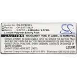 Battery for Cisco CP-8821-K9-BUN 74-102376-01, CP-BATT-8821, GP-S10-374192-010H 