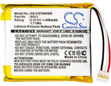 Battery for Codio K8 W801 3.8V Li-Polymer 450mAh / 1.71Wh