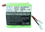 Battery for Universal 2/3AAA x 3 2/3AAA x 3 3.6V Ni-MH 300mAh / 1.08Wh