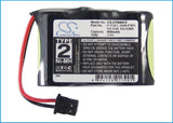Battery for Again and Again 2102 2102, STB124 3.6V Ni-MH 600mAh / 2.16Wh