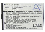 Battery for Uniden ELITE8855 BBTY0538001, BT-0002 3.7V Li-ion 1080mAh
