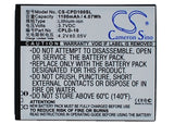 Battery for Coolpad 7230B CPLD-10 3.7V Li-ion 1100mAh / 4.07Wh